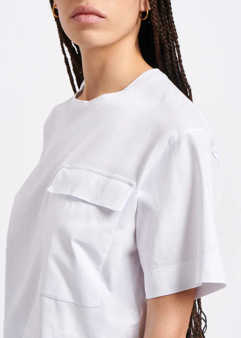 BANZAI CROPPED POCKET TEE - HUMILITY