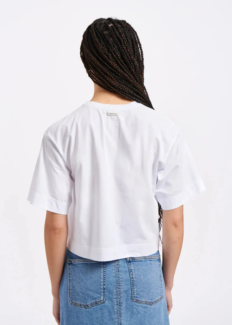 BANZAI CROPPED POCKET TEE - HUMILITY