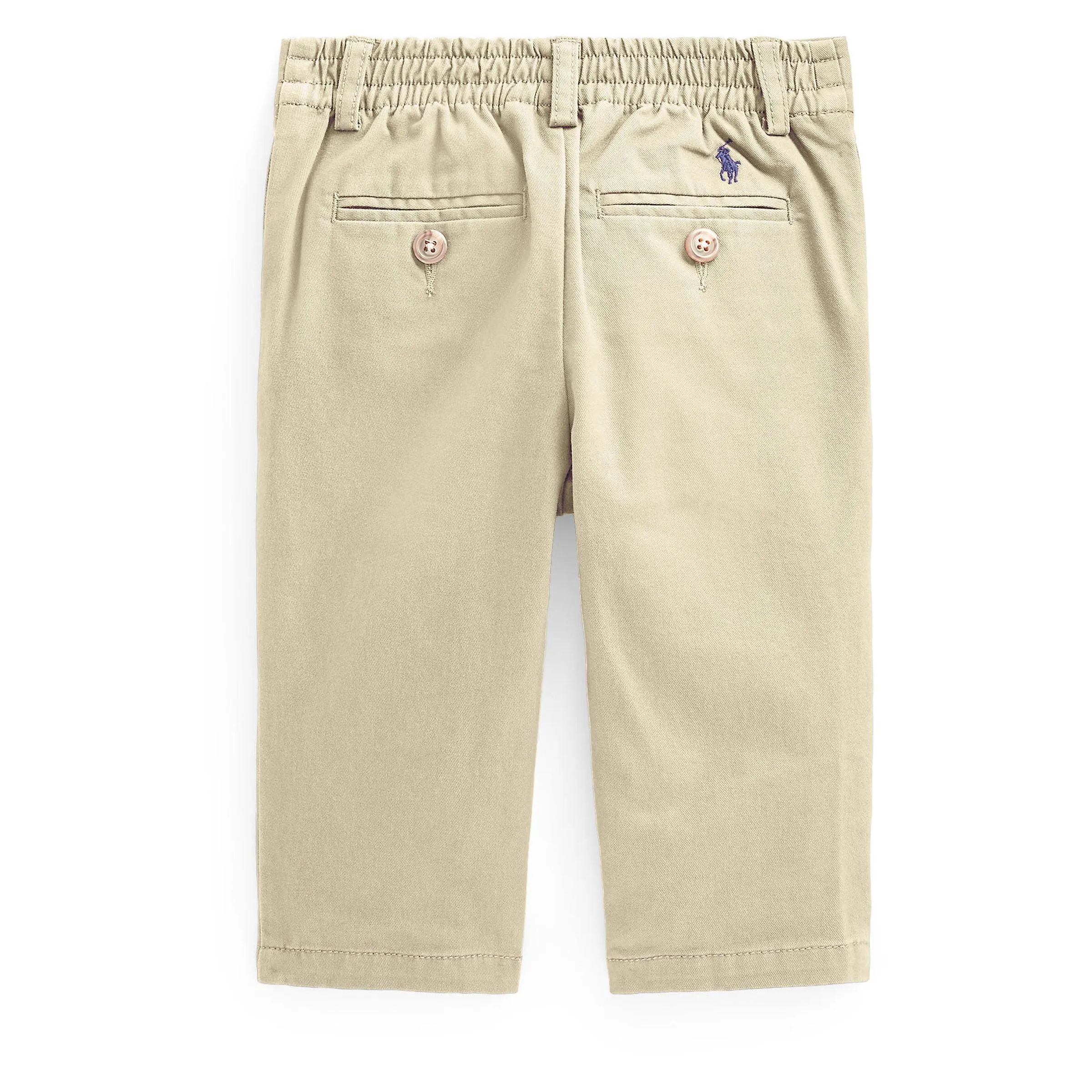 Beige Stretch Chino Pants