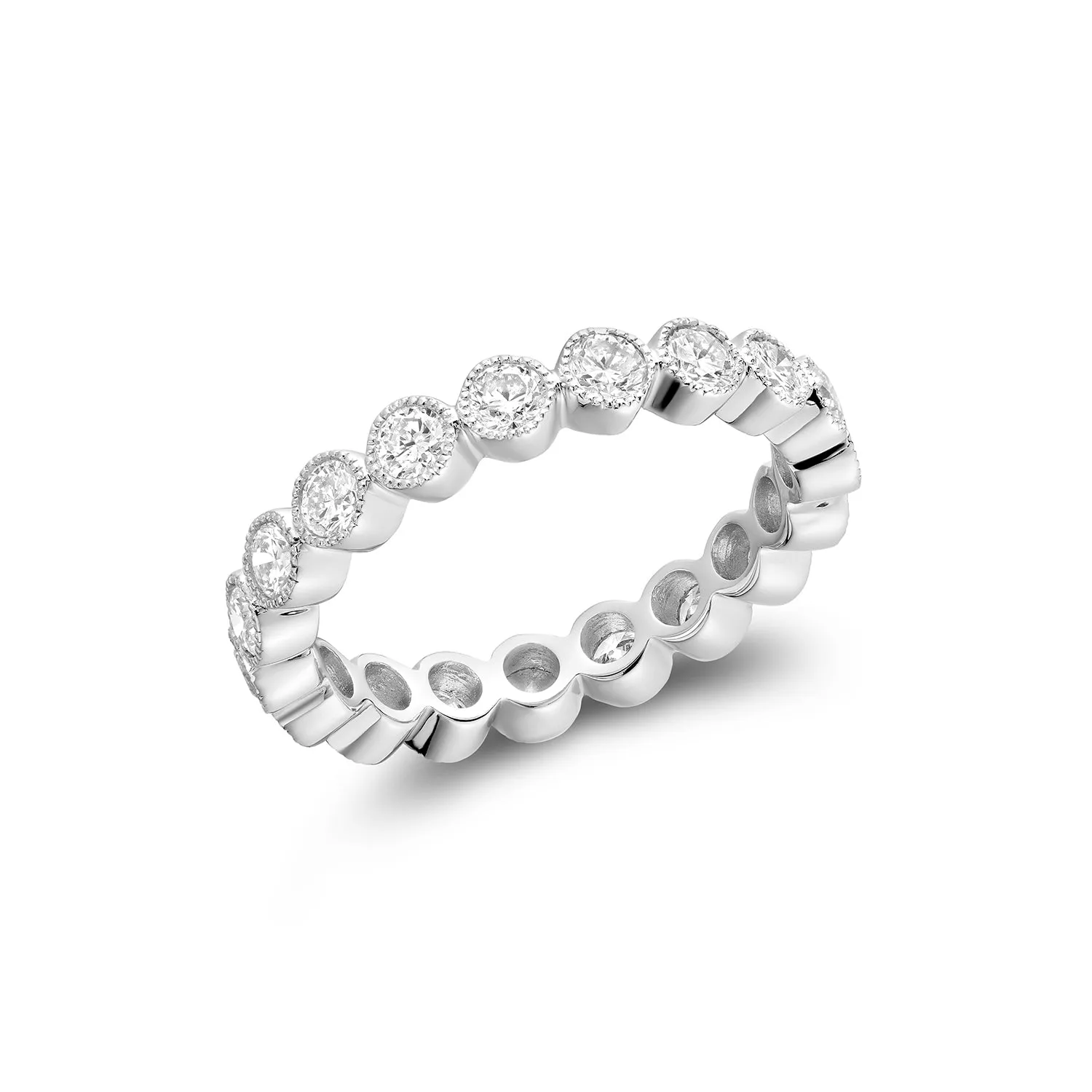 Bezel Set Diamond Eternity Band