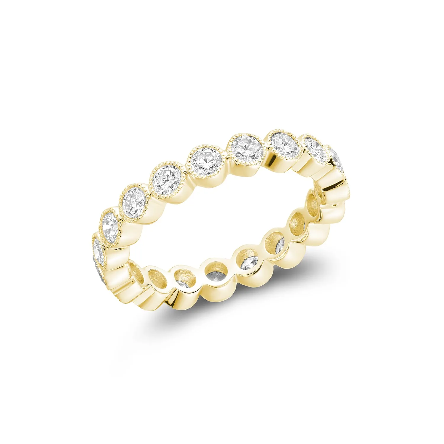 Bezel Set Diamond Eternity Band