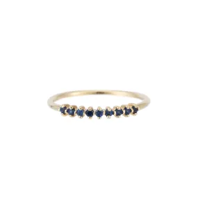 Blue Sapphire Lace Ring