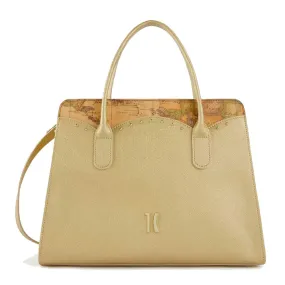 Borsa Donna a Mano 1A Classe Alviero Martini linea City Lights Oro Chiaro GZ21