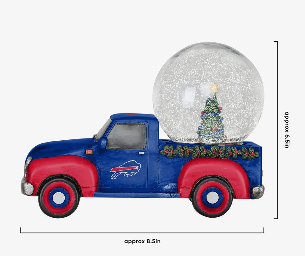 Buffalo Bills Holiday Truck Snow Globe