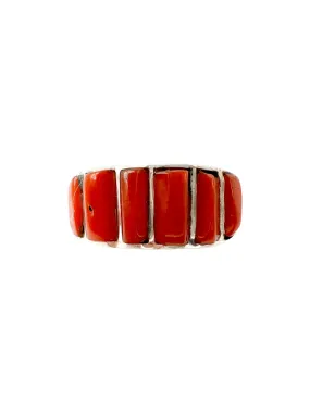 Church Rock Authentic Red Spiny Oyster Ring