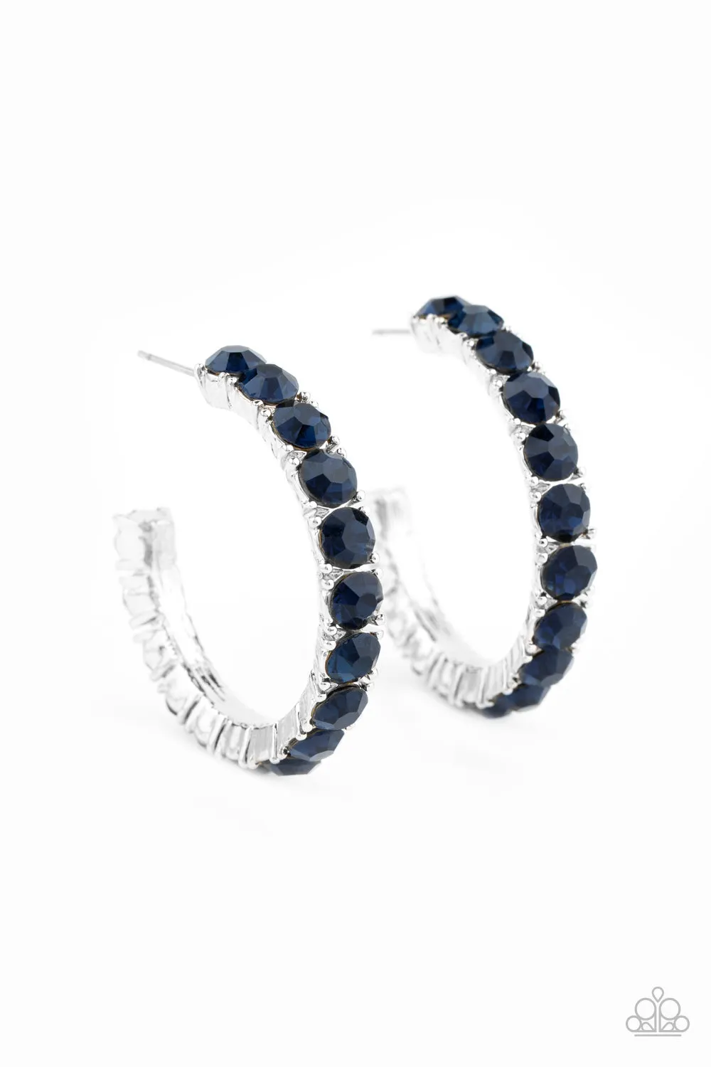 CLASSY is in Session - Blue Hoop Earring