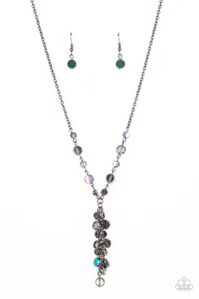 Cosmic Charisma Multi Oil Spill Necklace - Paparazzi Accessories