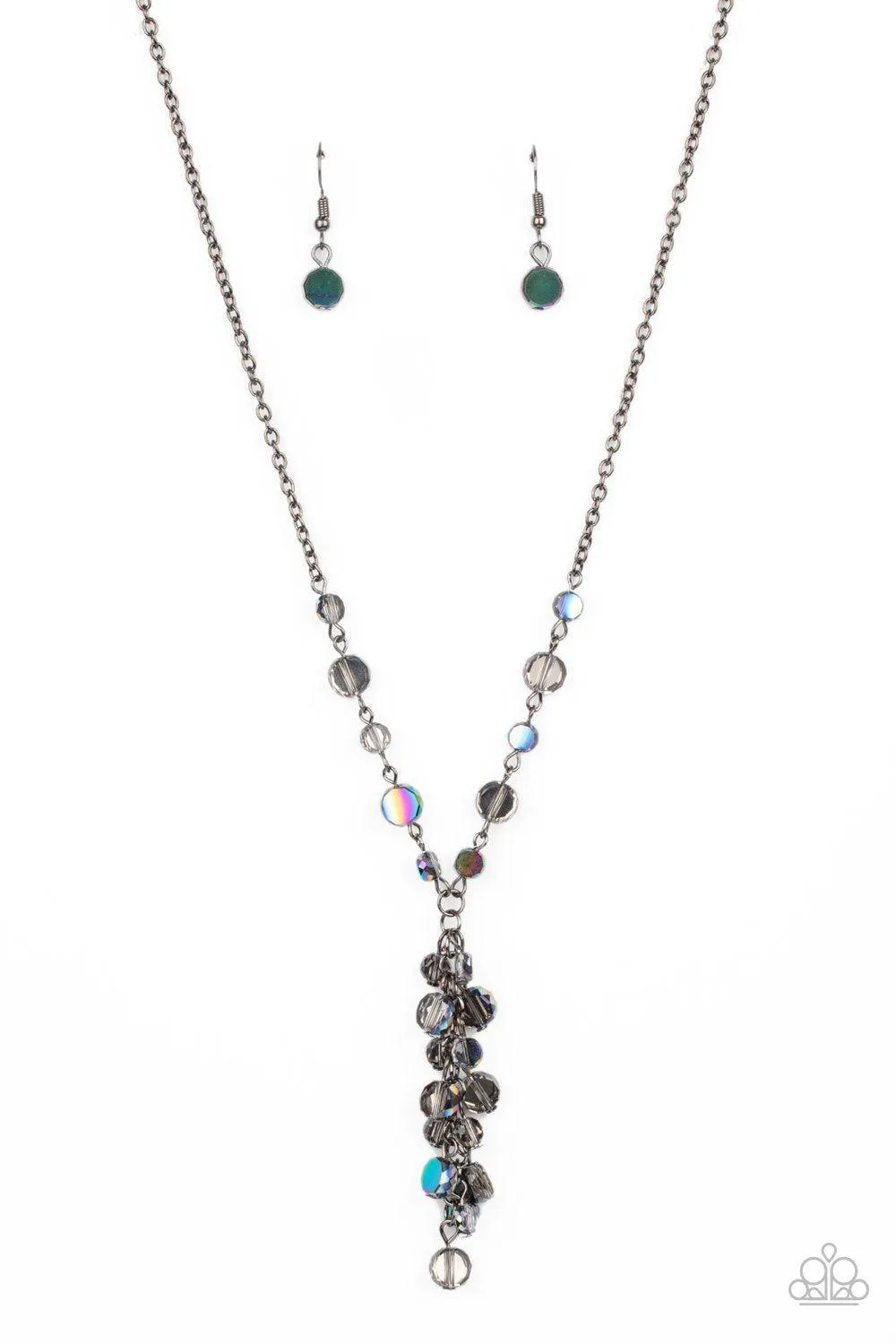 Cosmic Charisma Multi Oil Spill Necklace - Paparazzi Accessories