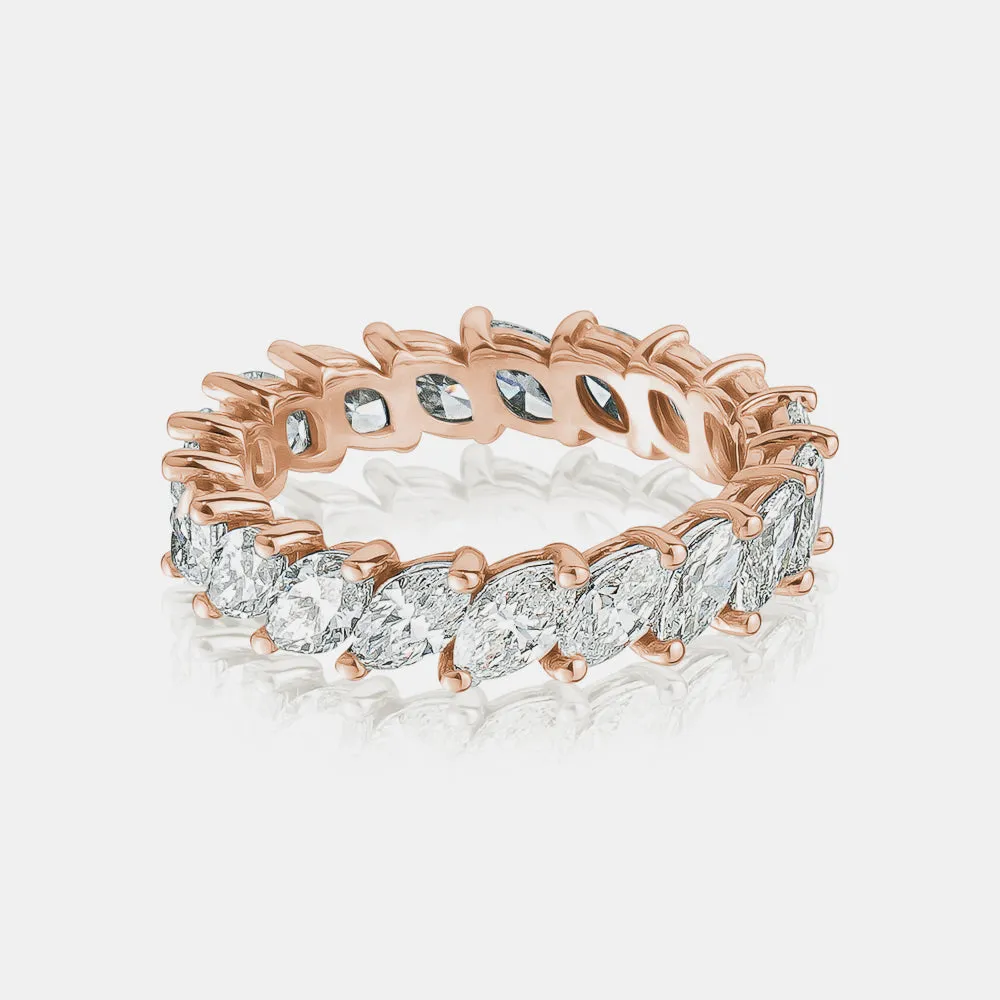 Diamond Marquise Cut Eternity Band