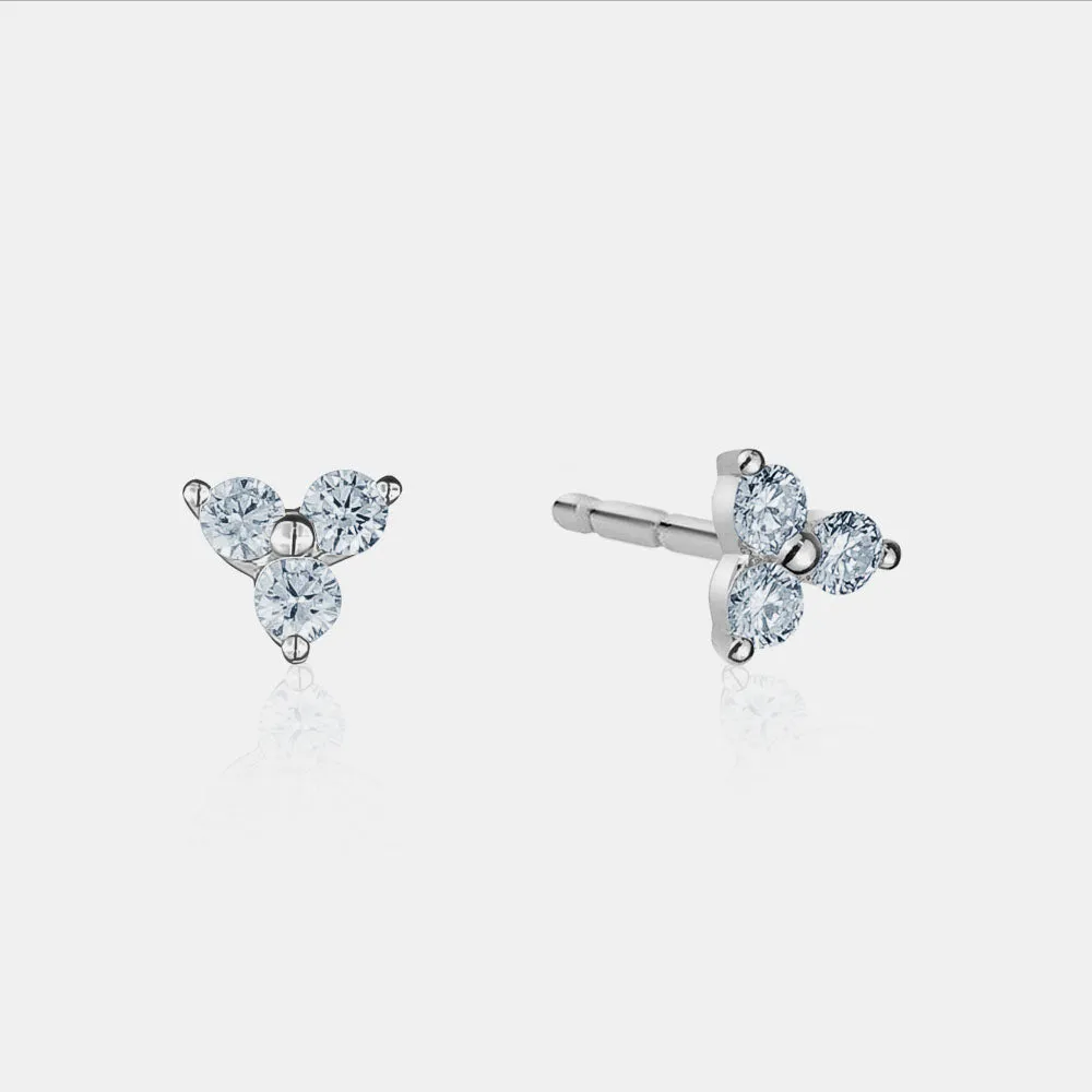 Diamond Trio Stud