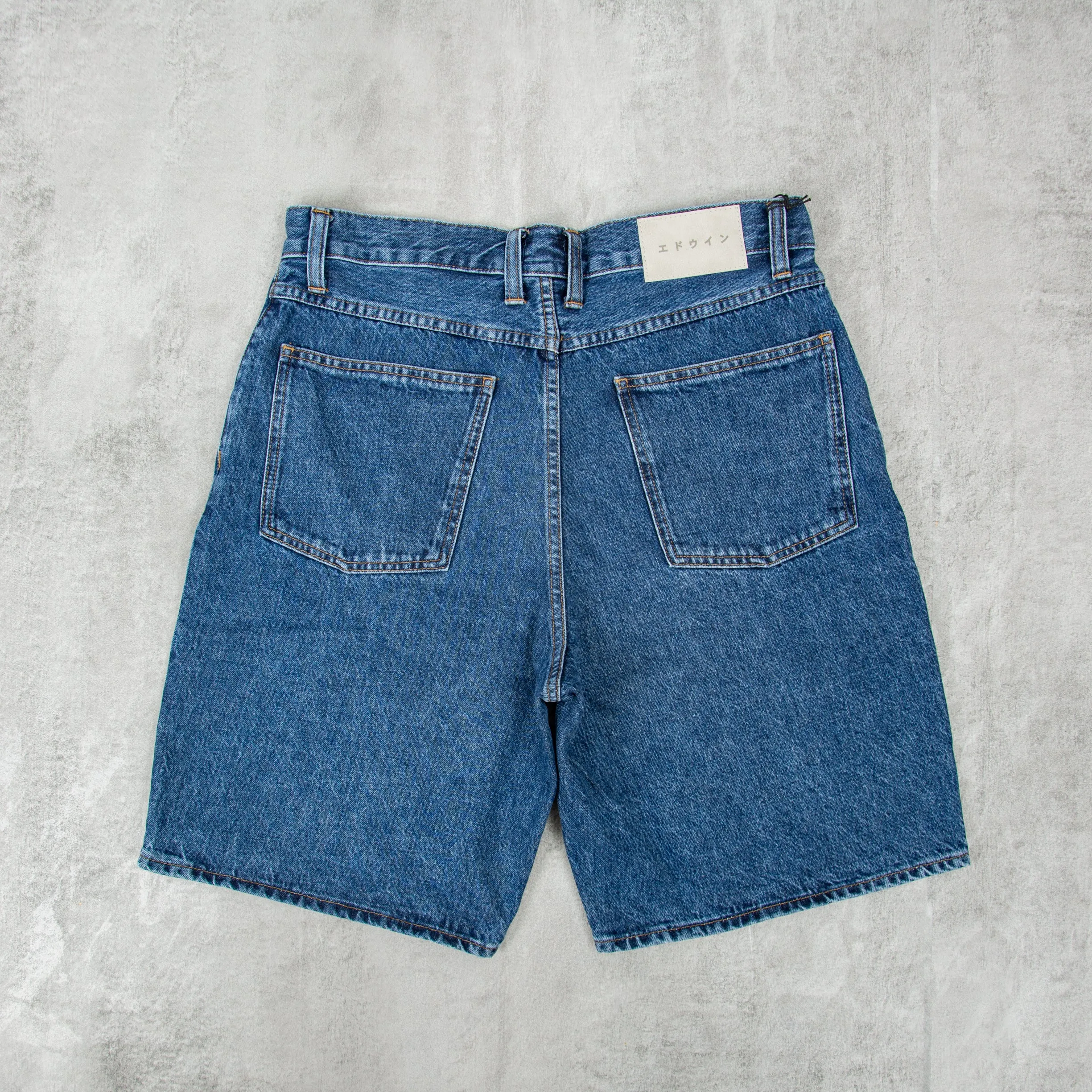 Edwin Tyrell Shorts - Blue Mid Marble