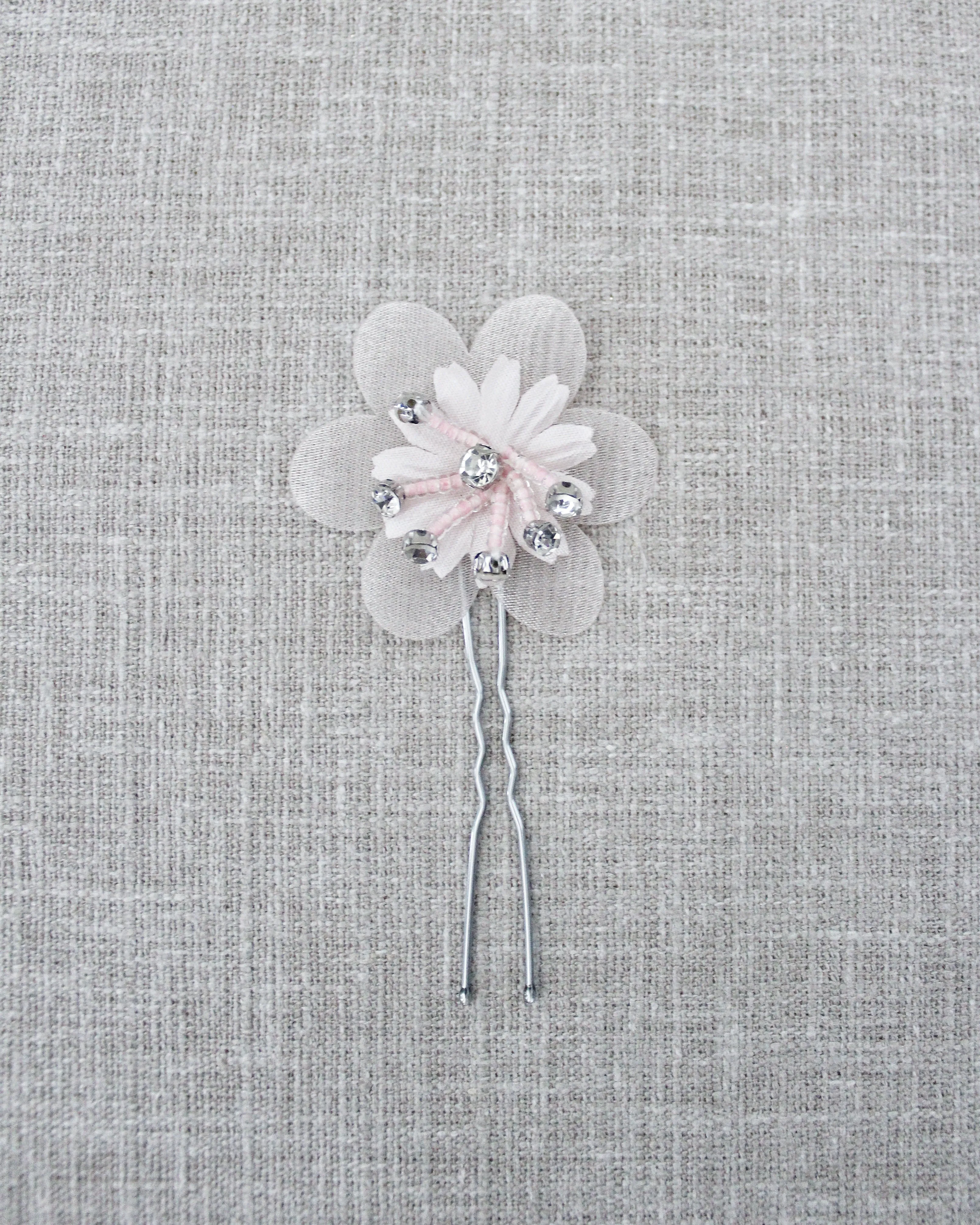 Embellished Flower Hair Pin