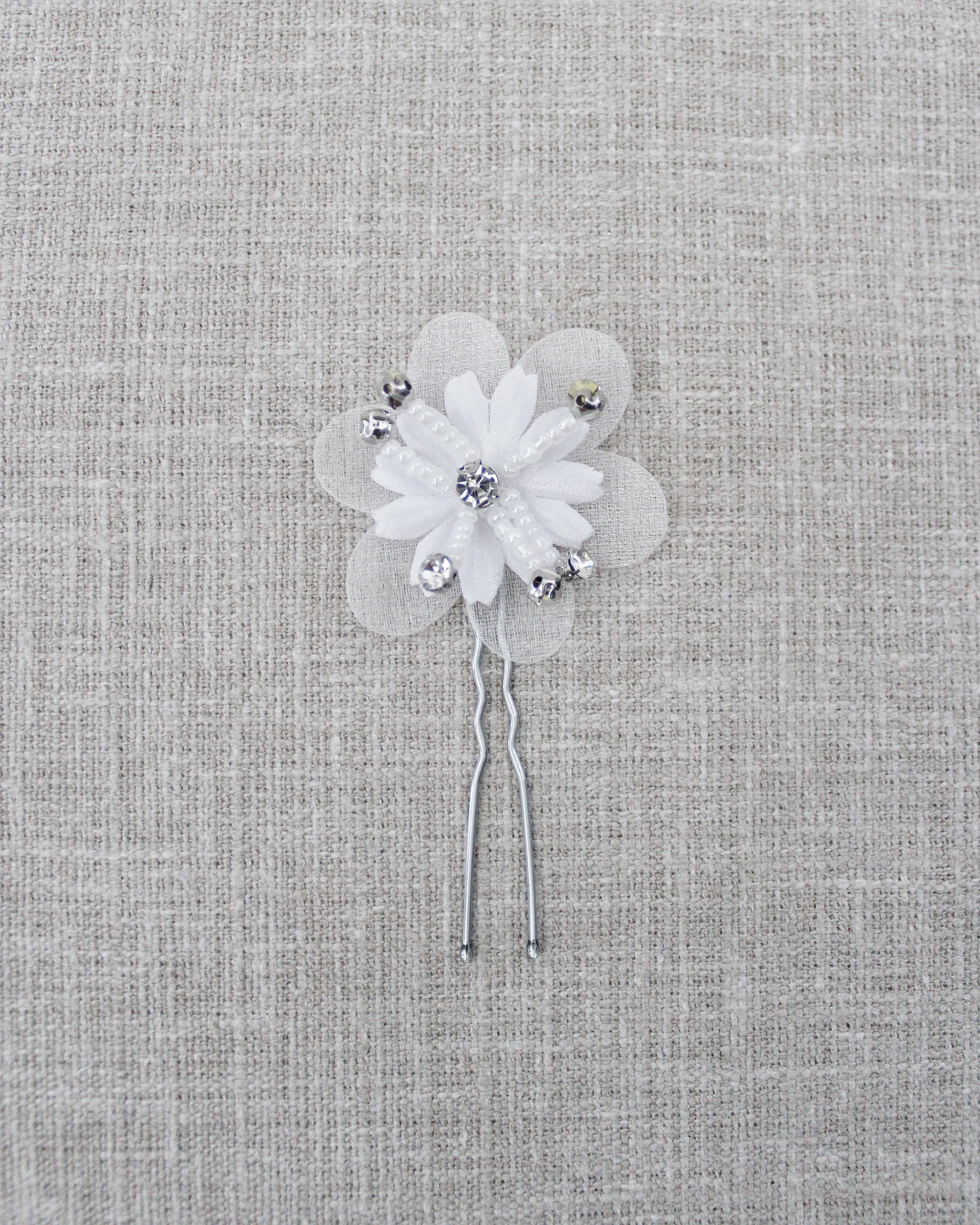 Embellished Flower Hair Pin