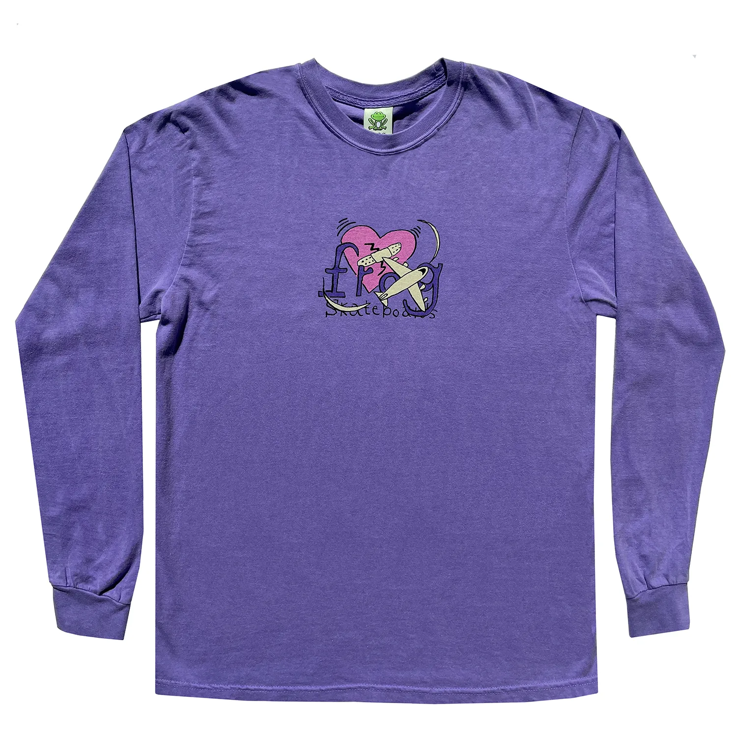 Frog Damaged Love Connection Long Sleeve Violet