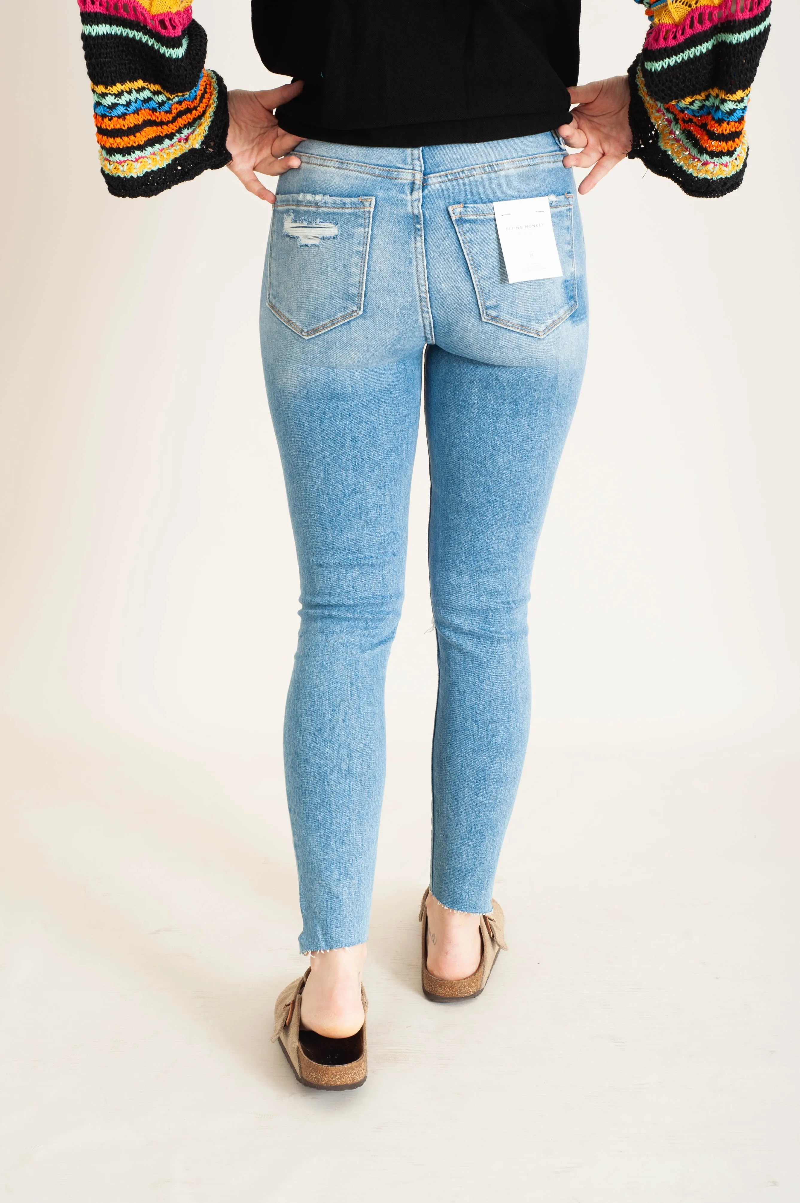 GOOOOD High Rise Skinny Jeans