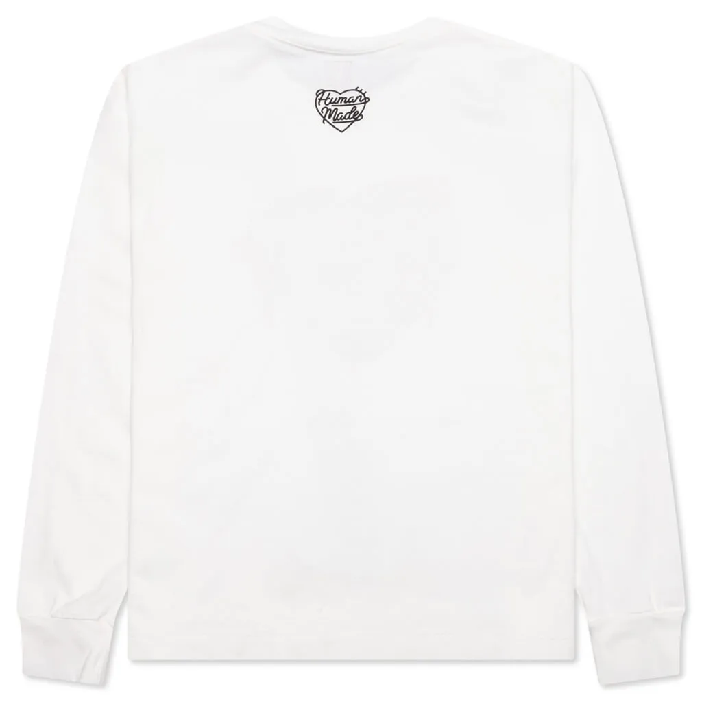 Graphic L/S T-Shirt #4 - White