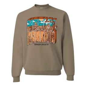 HEAVY RANCHIN' SANDSTONE CREWNECK