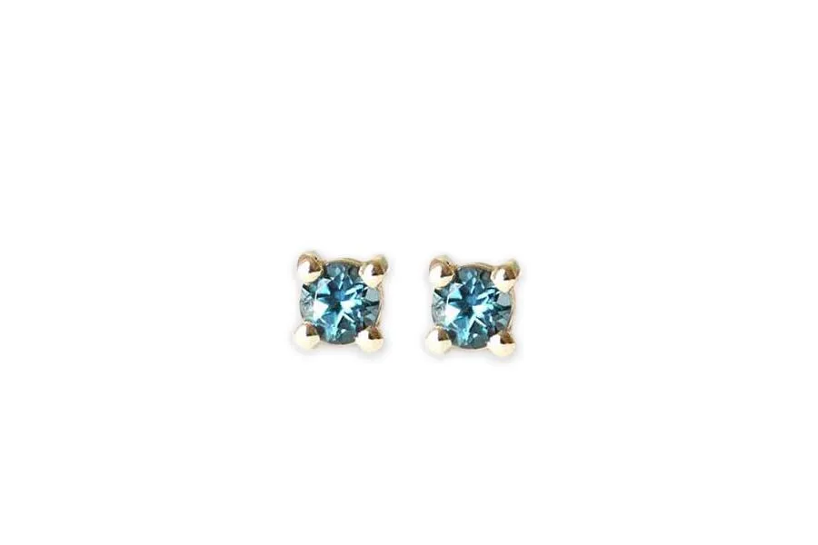 London Blue Topaz Studs