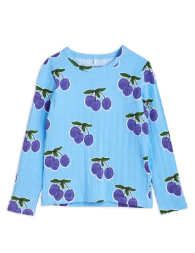 Mini Rodini | Plum aop ls tee