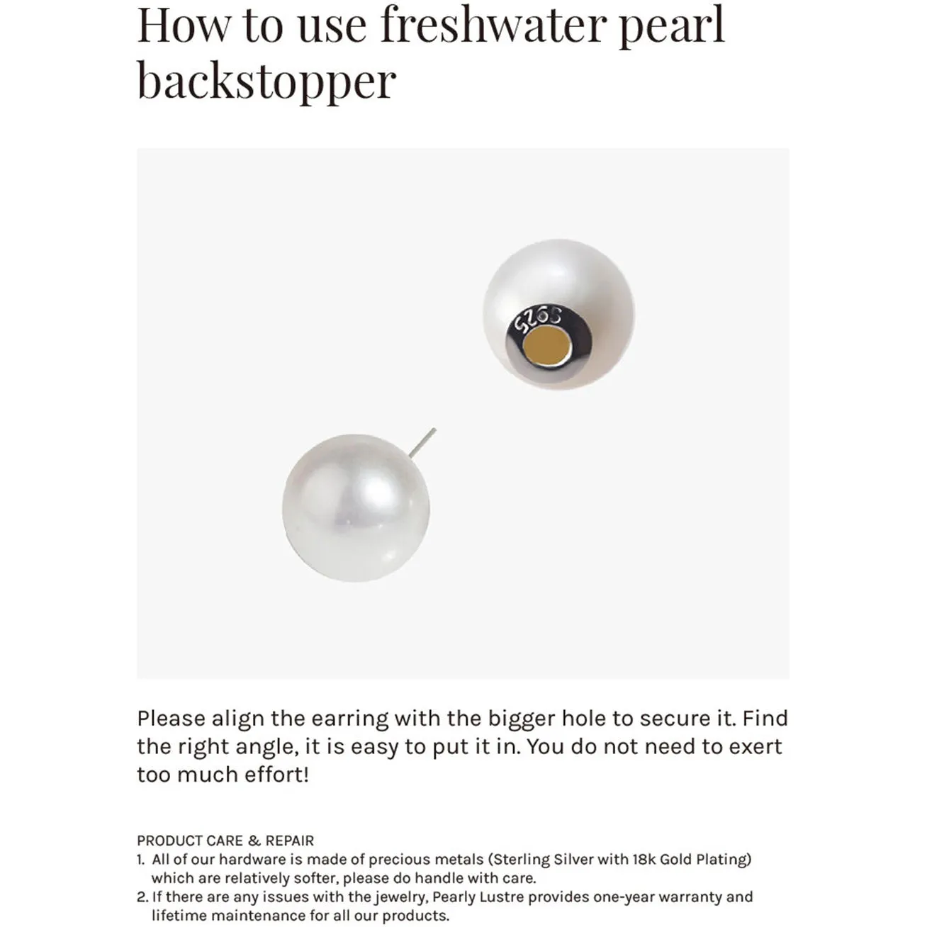 New Yorker Freshwater Pearl Earrings WE00145