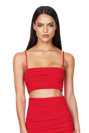 Nookie Aria Crop - Red