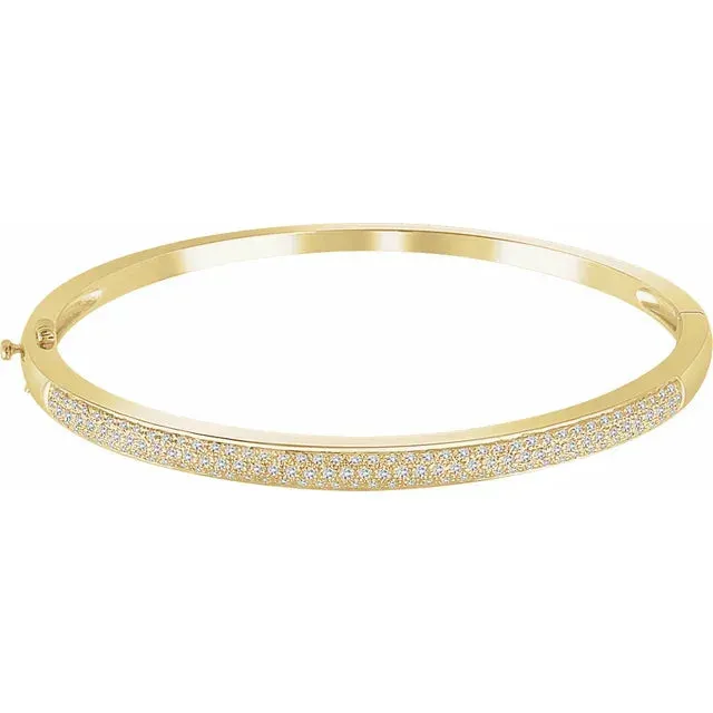 Pave Bangle 1 ctw