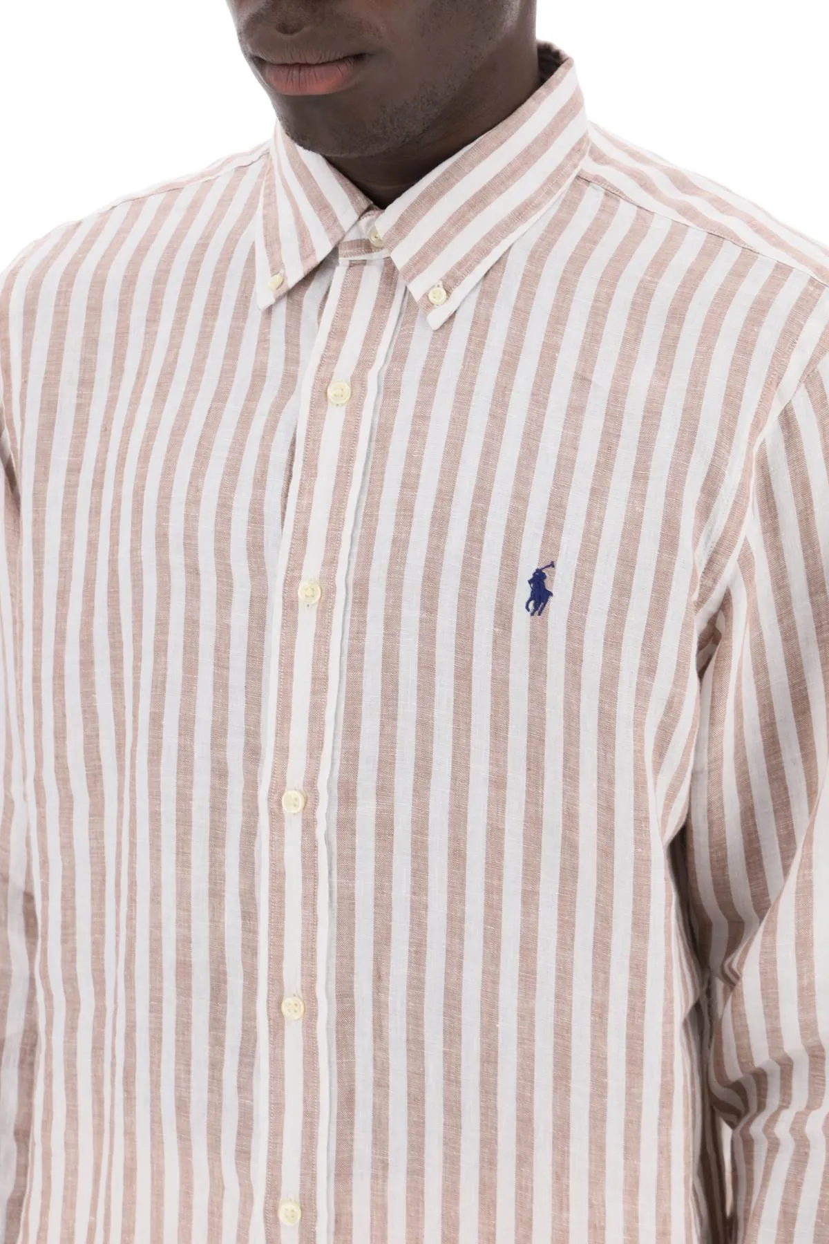 POLO RALPH LAUREN striped custom-fit shirt