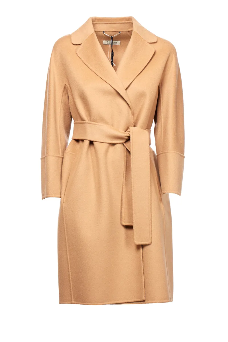 'S Max Mara Belted Long-Sleeved Coat