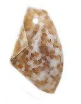 Swarovski 27mm Galactic Vertical Pendant - Mosaic Sand Opal (1pc)  No Longer in Production