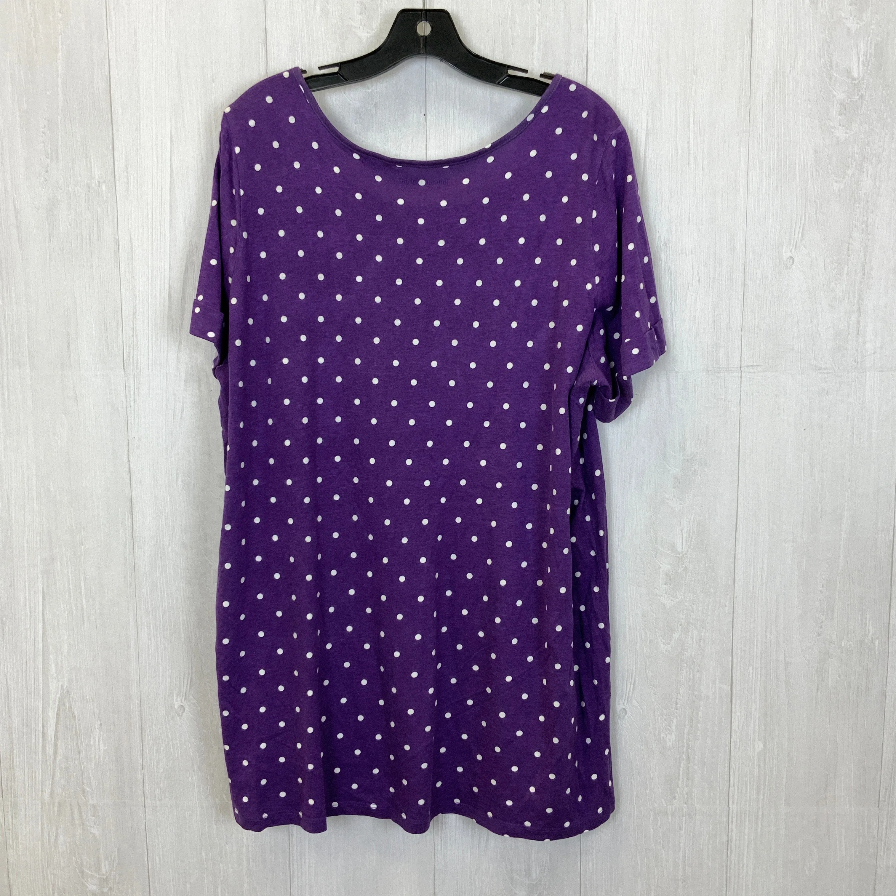 Top Short Sleeve Basic By Woman Within  Size: 1X