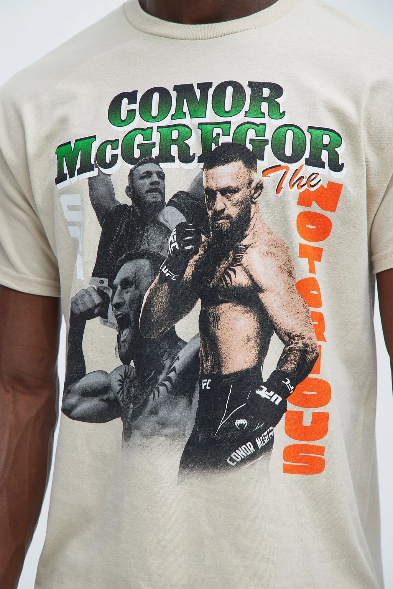 UFC Conor McGregor Short Sleeve Tee - Sand