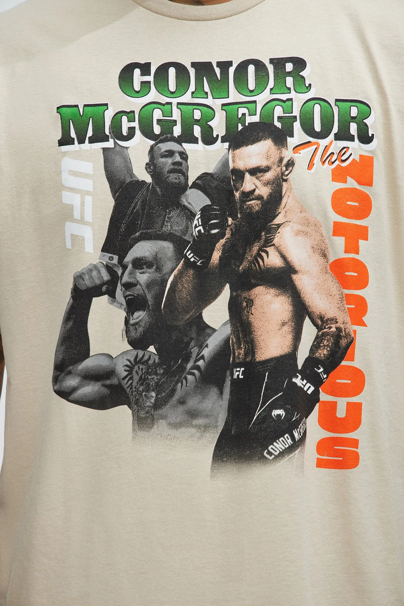 UFC Conor McGregor Short Sleeve Tee - Sand