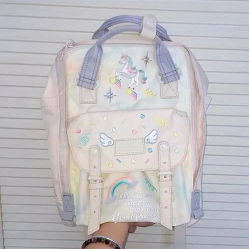 Unicorn Embroidery Backpack AD11774