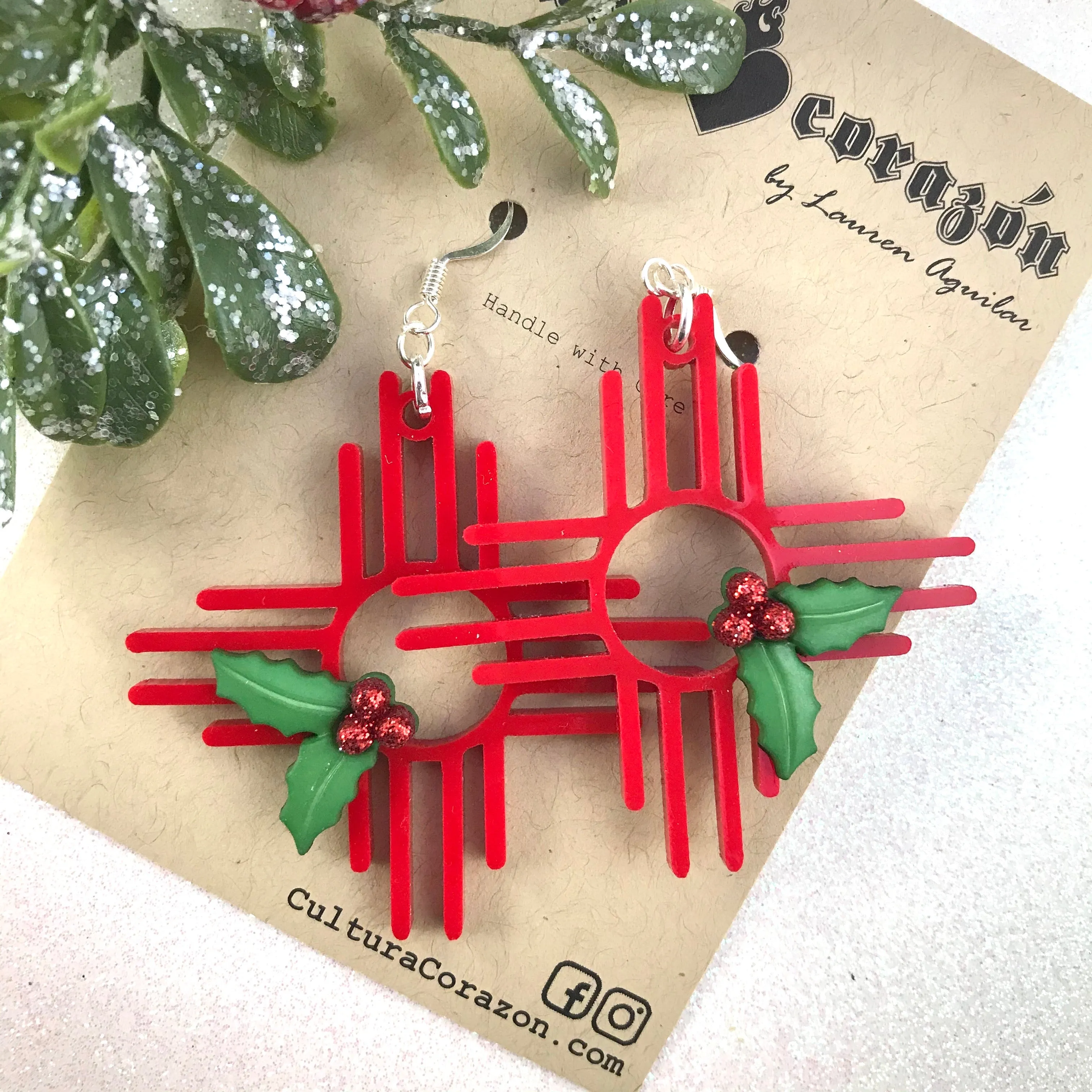 Zia Holly Holiday Earrings 2